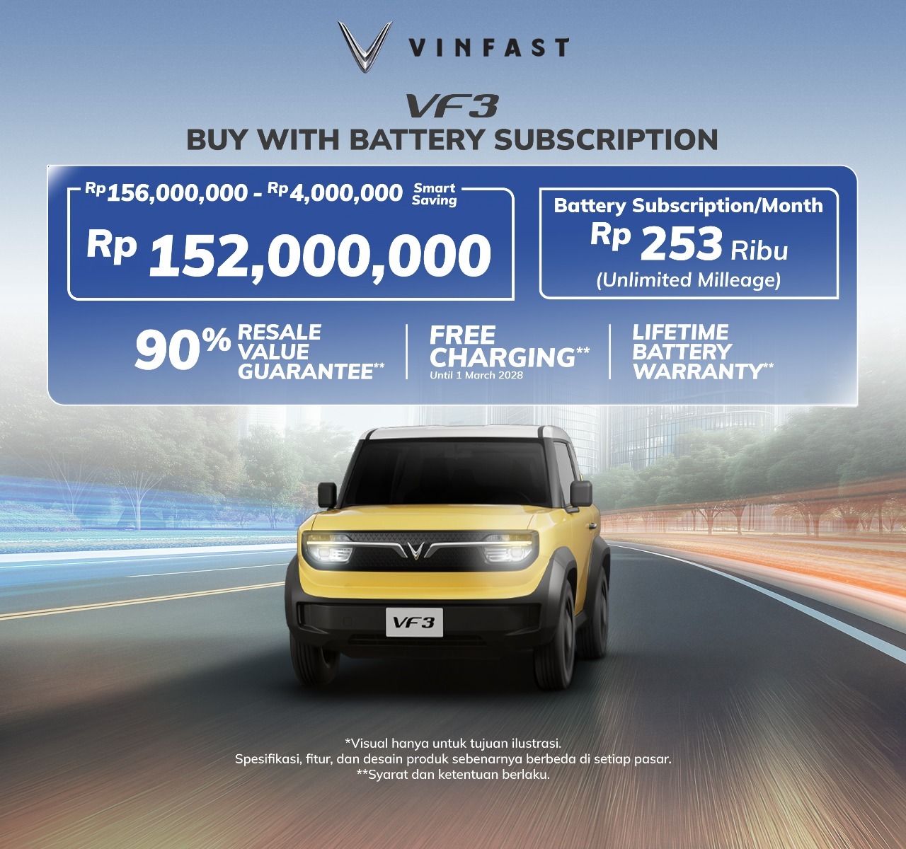 Special Promo VF3 Depok